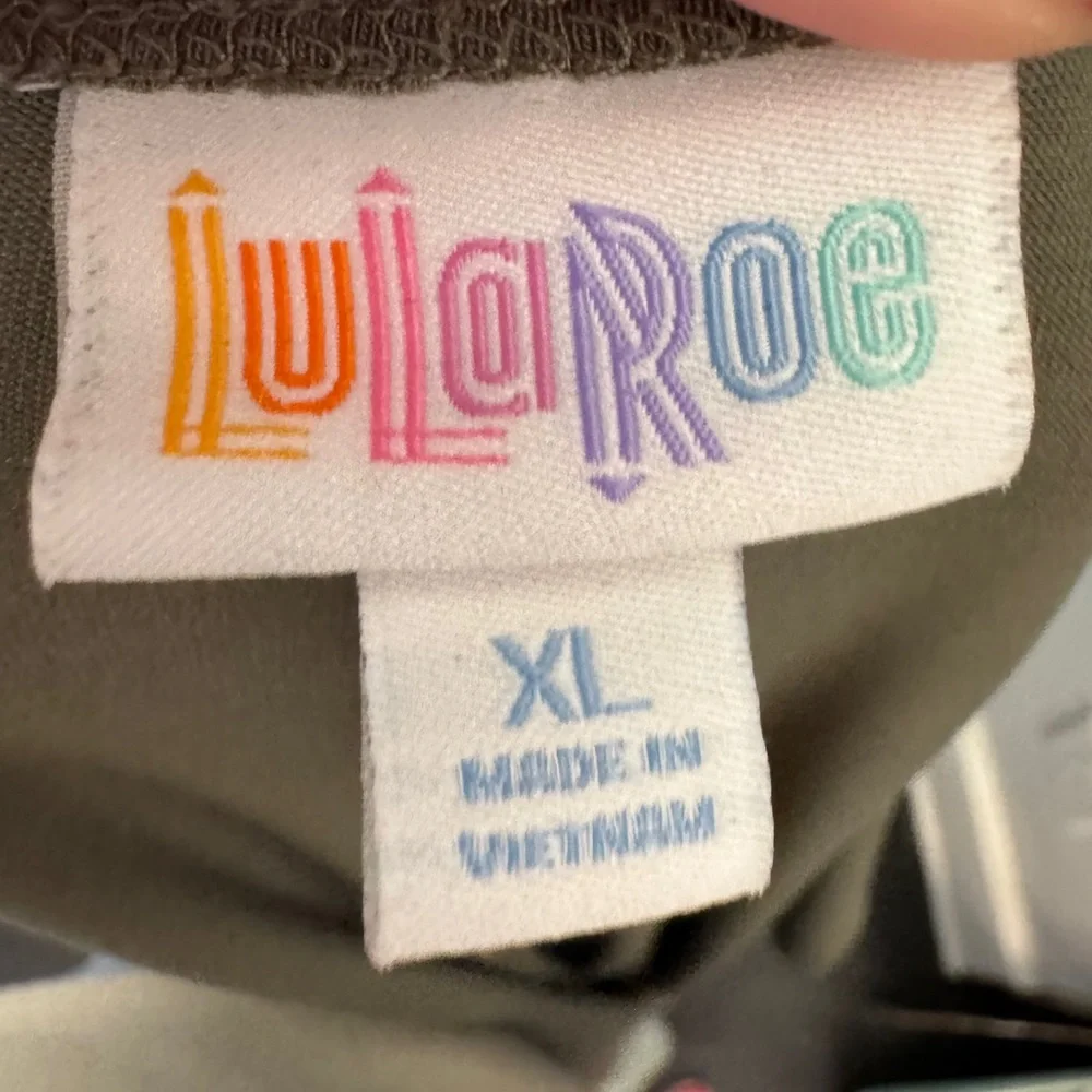 LuLaRoe High Low Dress in Olive Green - Picture 5 of 7